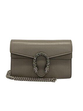 Gucci Shoulder Bag Dionysus Gray Chain